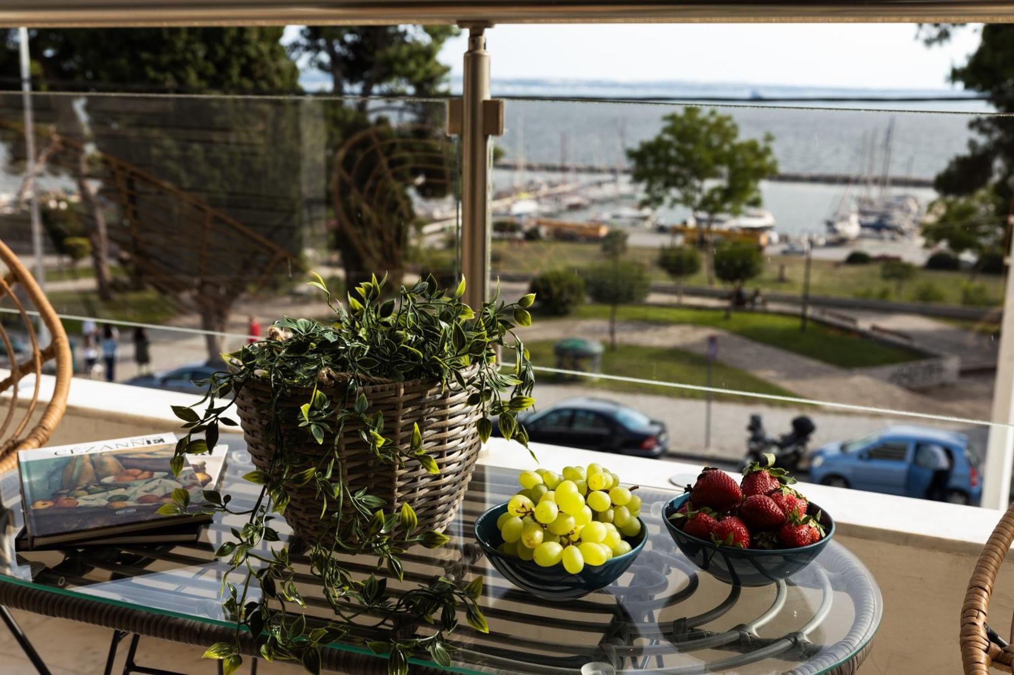 Champagne Sea View Apartment By Binobi! Selanik Dış mekan fotoğraf