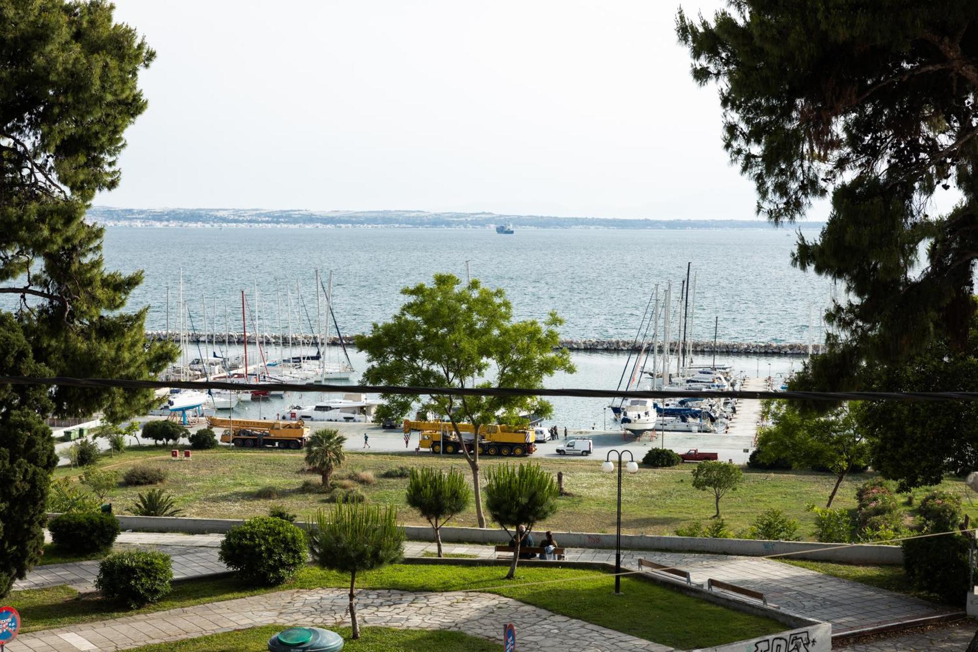 Champagne Sea View Apartment By Binobi! Selanik Dış mekan fotoğraf